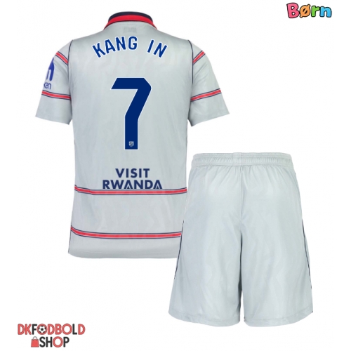 Atletico Madrid Lee Kang-in #7 Tredje trøje Børn 2026-27 Kort ærmer (+ korte bukser)